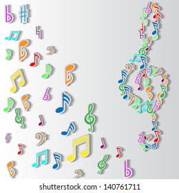 Abstract music background