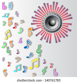 Abstract music background