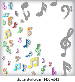 Abstract music background