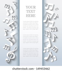 Abstract music background. 