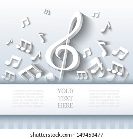 Abstract music background. 
