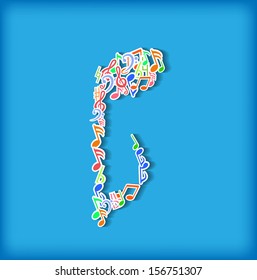 Abstract music background 