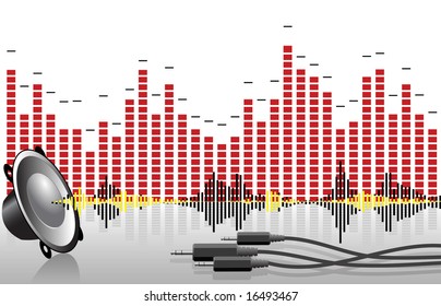 Abstract music background