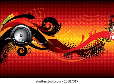 Abstract Music Background