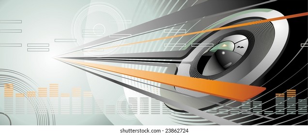 Abstract music background
