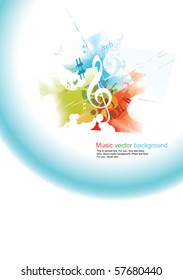 abstract music background