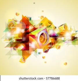 abstract music background