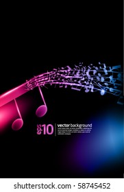 abstract music background