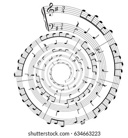 abstract  music background