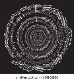 abstract music background