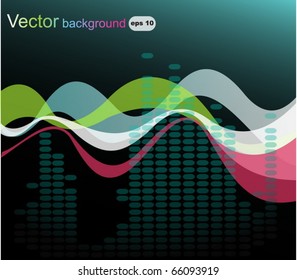 abstract music background