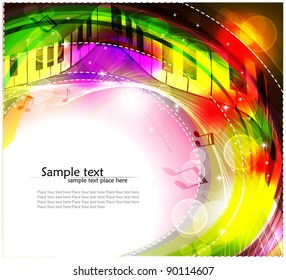 Abstract music background