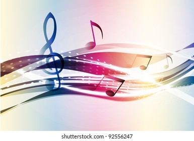 Abstract music background