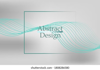 Abstrakter musikalischer Hintergrund. Visualisierung von Big Data-Teilchen Wissenschaftsinfographische futuristische Illustration. Schallwelle. Audiovisualisierung