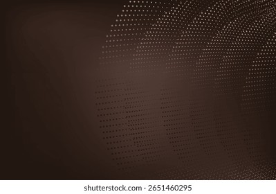 Fondo de música Abstractas. Big Data Flujo de partículas Visualización de la industria química. Ciencia infografía ilustración futurista. Onda sonora. Diseño de fondo de Premium con onda de sonido Mousse Mocha