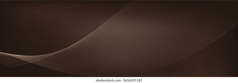 Fondo de música Abstractas. Big Data Flujo de partículas Visualización de la industria química. Ciencia infografía ilustración futurista. Onda sonora. Diseño de fondo de Premium con onda de sonido Mousse Mocha