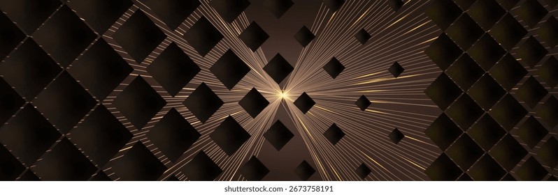 Fondo de música Abstractas. Big Data Flujo de partículas Visualización de la industria química. Ciencia infografía ilustración futurista. Onda sonora. Diseño de fondo de Premium con onda de sonido Mousse Mocha