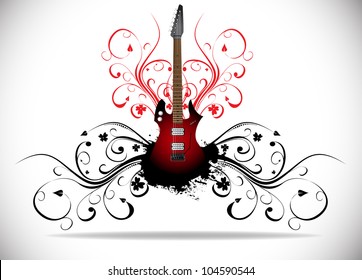 Abstract music background. Clip-art