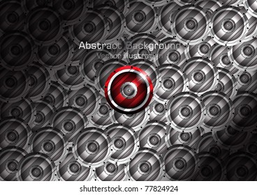 Abstract music background. Clip-art