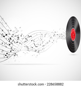 Abstract music background. Eps 10.