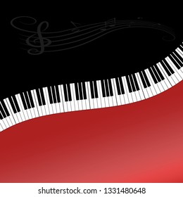 Abstract music background with keys for decoration and design