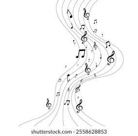 abstract music background pro vector