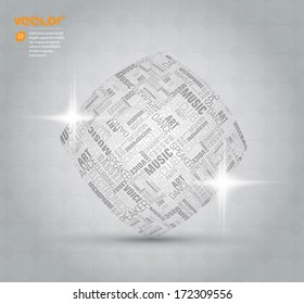 Abstract Music Background. Vector
