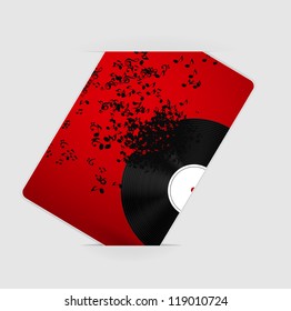 Abstract music background vector illustration for your design