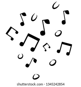 Abstract music background vector illustration for your design