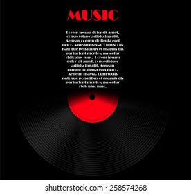 Abstract Music Background Vector Illustration for Your Design EPS10