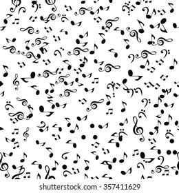 Abstract Music Background. Vector Illustration for your Design. EPS10