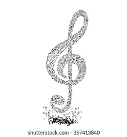 Abstract Music Background Vector Illustration for Your Design. EPS10