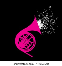 Abstract Music Background Vector Illustration for Your Design EPS10