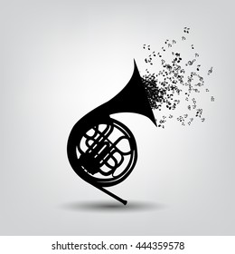 Abstract Music Background Vector Illustration for Your Design EPS10