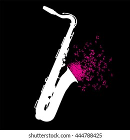 Abstract music background vector illustration for your design