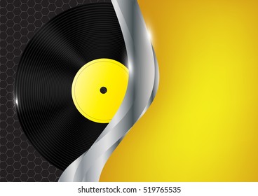 Abstract music background vector illustration for your design. EPS10