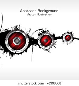 Abstract music background. Vector illustration. Clip-art