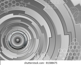 Abstract music background. Vector illustration.