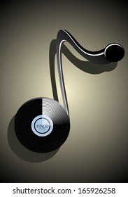 Abstract music background. vinyl design
