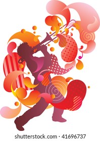 abstract music band