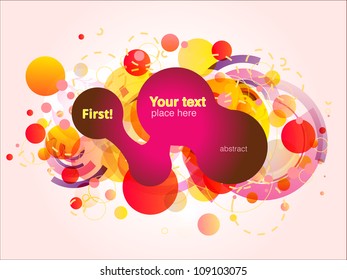 Abstract music banner