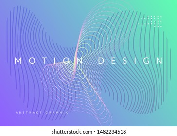 Abstract music. Commercial concert brochure layout. Dynamic fluid shape and line. Abstract music flyer. Techno dj party. Electro dance event. Electronic trance sound. Club poster.