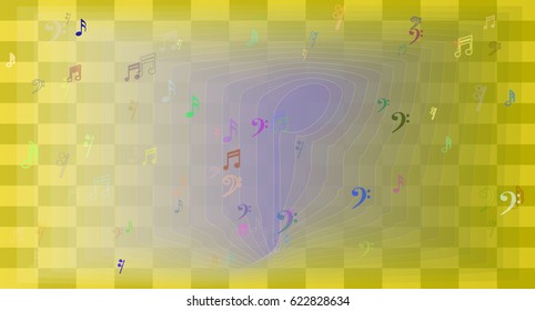 abstract music design