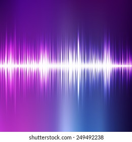 Abstract music equalizer. colorful vector illustration.
