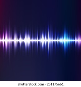 Abstract music equalizer. colorful vector illustration.