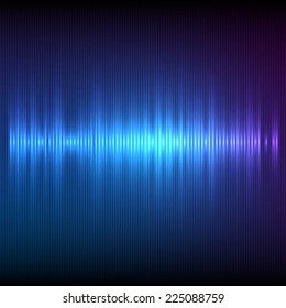Abstract music equalizer. Vector illustration.