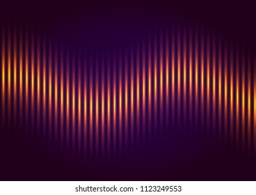 Abstract music equalizer, wave style vector background