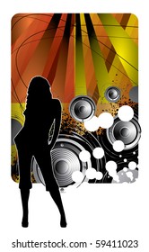 Abstract music event