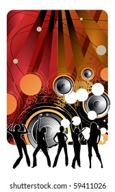 Abstract music event