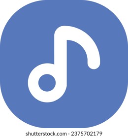 Abstract Music Icon symbol vector